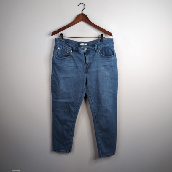 Levi's Boyfriend Loose Retro 90s Relaxed Classic Wash Jeans 32 - Picture 2 of 8